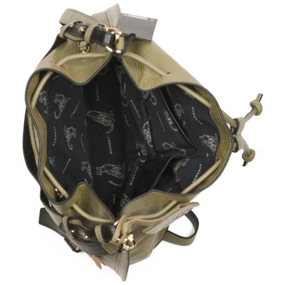 Burkely Keen Keira Two Way Bag Convertible Leather Backpack Bucket Bag - Picture 4 of 6